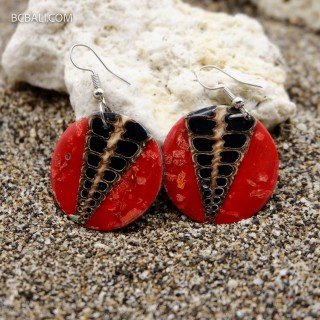 Handcrafted Shell Earrings Original Handmade in Bali